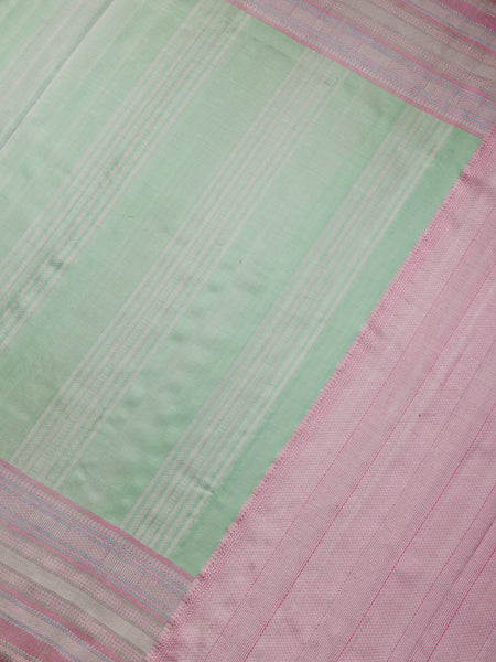 Vintage Stripes in Jade & Pink