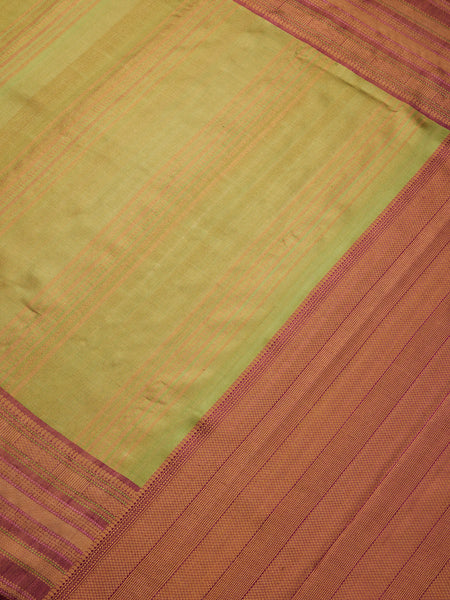 Vintage Stripes in Lime Green & Magenta