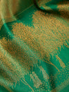 Orchard Border in Bottle Green & Electric Pink