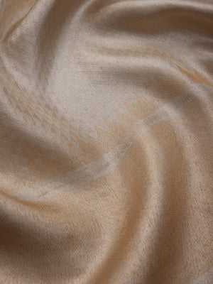 Biscoff in Silver Zari