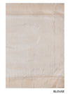 Biscoff in Silver Zari