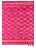 Orchard Border in Bottle Green & Electric Pink