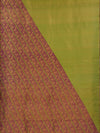 Dark Plum and Green Rising Border