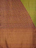 Dark Plum and Green Rising Border