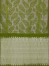 Leaf Pattern in Kelly Green
