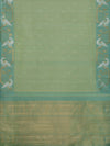 Running Bird Border in Pale Teal
