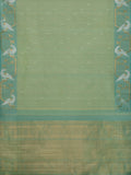 Running Bird Border in Pale Teal