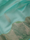 Running Border in Aquamarine