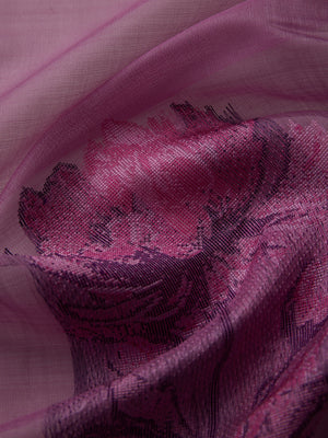 Floral Border in Lilac