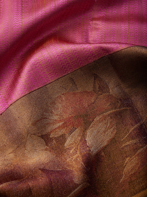 Floral Border in Candy Pink