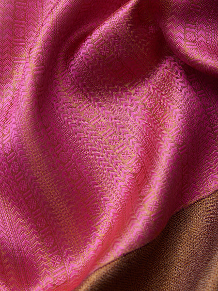 Floral Border in Candy Pink