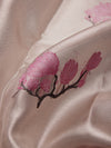 Cherry Blossoms in Silver Zari
