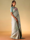 Marina Blue Silk Saree