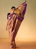 8 Kol Brocade in Purple, Silver & Gold