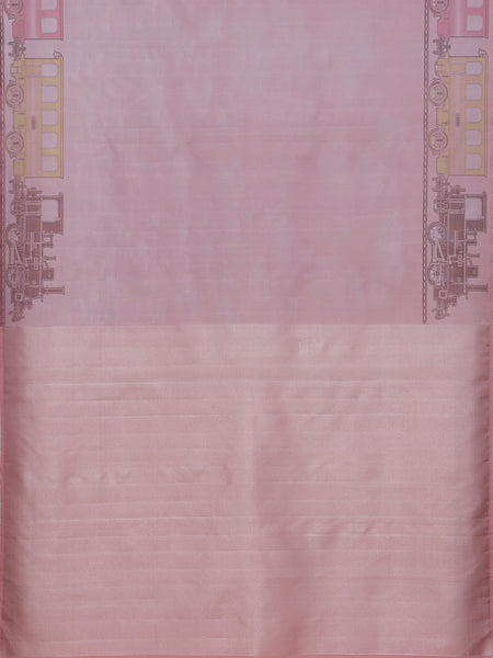 Onion Pink Silk Saree
