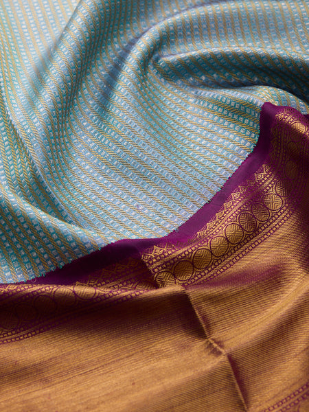Brocade Stripes in Teal & Magenta