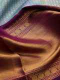 Brocade Stripes in Teal & Magenta