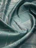 Vanasingaram Art Deco in Teal Reversible Silk Saree