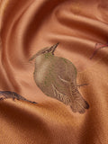 Birds on the Border Silk Saree in Beige