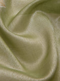 Gold & Silver Leaf in Pistachio Silk