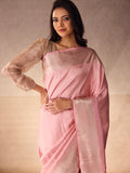 Taffy Silver Copper Zari Brocade