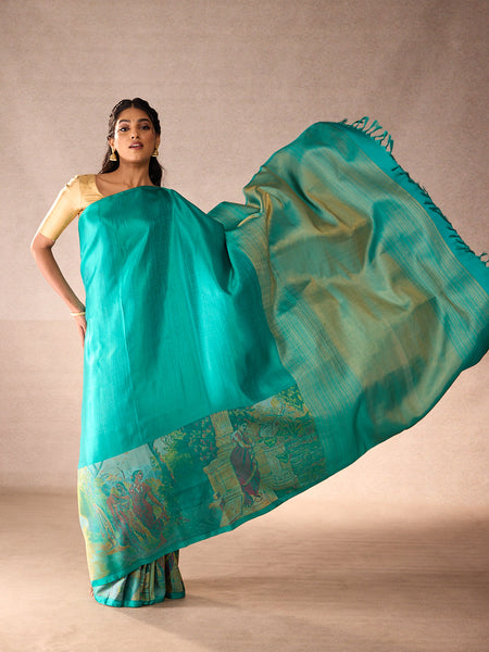 Ravi Varma Border in Sapphire