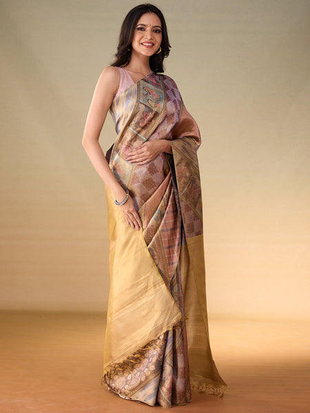 Whimsical Wonderland in Gold Zari