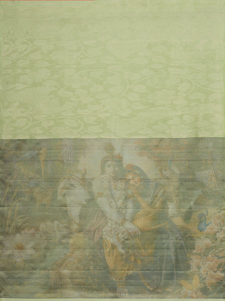 Kalamkari Krishna in Sage & Grove