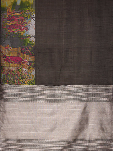 Ravi Varma Art Border in Black