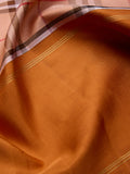 Brit Checks in Peach Fuzz & Burnt Orange