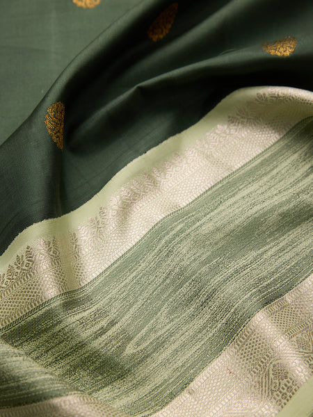 Burnished Teak in Capers & Citrine Green
