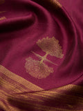 Twin Trees in Maroon