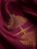 Twin Trees in Maroon