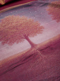 Twin Trees in Maroon