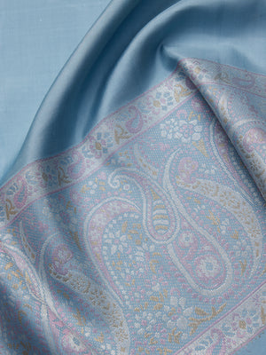 Rainbow Persian Border in Powder Blue