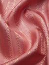 Rosewood Lily Border w Stripes in Coral Pink