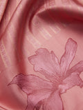 Rosewood Lily Border w Stripes in Coral Pink