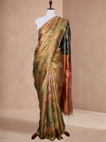 Floral Garden in Peach & Parrot