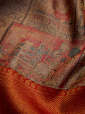 Pattachitra in Rosso & Apricot