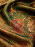 Floral Garden in Peach & Parrot