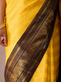 Golden Yellow Veldari with Charcoal Snuff Border
