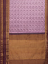 Abstract Texture in Lavendar & Gold Zari