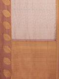 Leaf Border in Mocha & Champagne