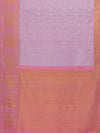 Leaf Border in Blush & Gold Zari