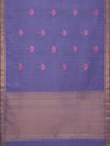 Half & Half Sari in Air Force Blue