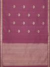 Half & Half Sari in Mauve