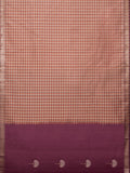 Half & Half Sari in Mauve