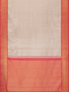Korvai in Ivory & Red
