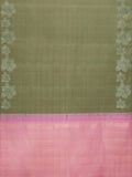 Floral Border in Pickle Green & Taffy Pink