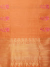 Floral Border in Fuzzy Peach